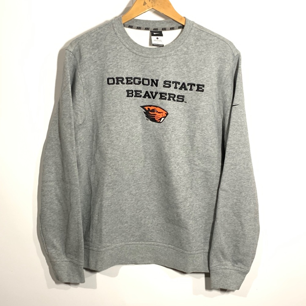 Nike dri-fit osu athletic fleece crewneck sweater